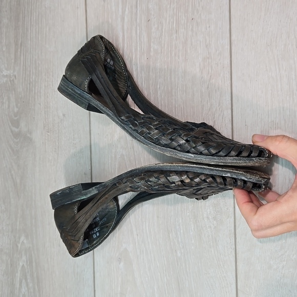 Frye Women Leather 73216 Loafer boho slip on shoes sz 8B - Picture 8 of 10